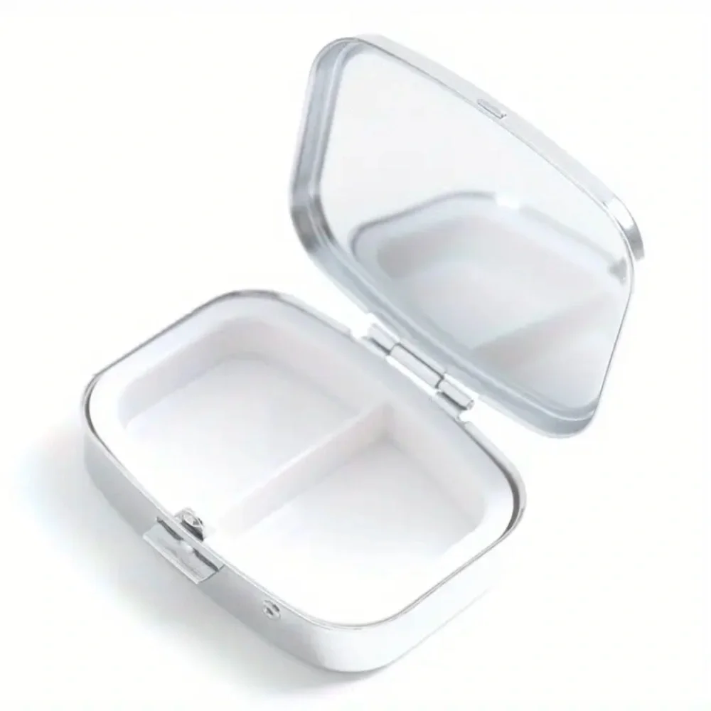 NIB 1pc Sun Black Cat Print l Pill Case /Small Jewelry Box